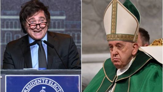 Javier Milei e Papa Frascisco conversaram por 8 minutos ao telefone