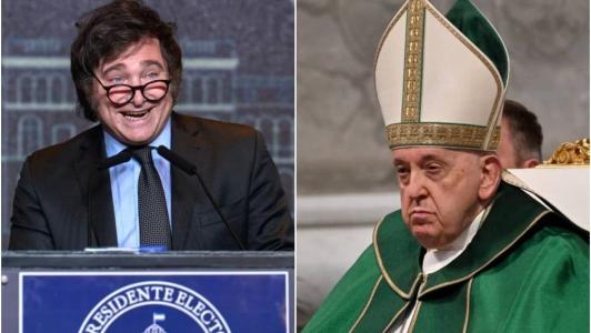 Javier Milei e Papa Frascisco conversaram por 8 minutos ao telefone
