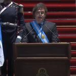 Em 1º discurso como presidente, Milei promete ‘choque na economia’ e ‘defesa da liberdade’