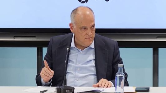 Javier Tebas concedeu coletiva de imprensa nesta quinta-feira (25)