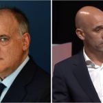 Presidente de LaLiga dispara contra Rubiales: 'Um energúmeno tocando as genitais'