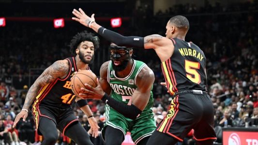 Jaylen Brown, do Celtics, foi o destaque do jogo com 32 pontos