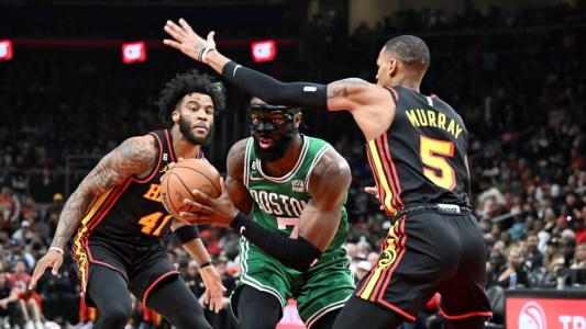 Jaylen Brown, do Celtics, foi o destaque do jogo com 32 pontos