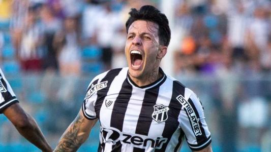 Jean Carlos fez o primeiro gol do Ceará na noite desta sexta-feira, na Arena Castelão