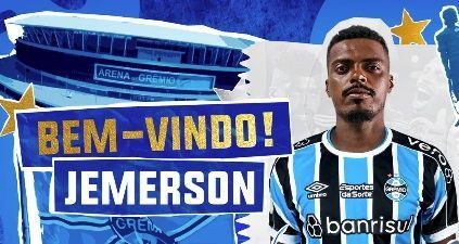 Grêmio anuncia contratação de Jemerson, ex-Atlético