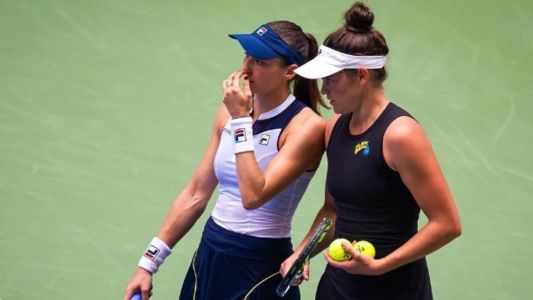 Jenna Brady e Luisa Stefani no US Open