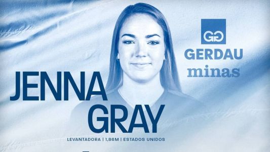 Jenna Gray, nova levantadora do Minas Tênis Clube