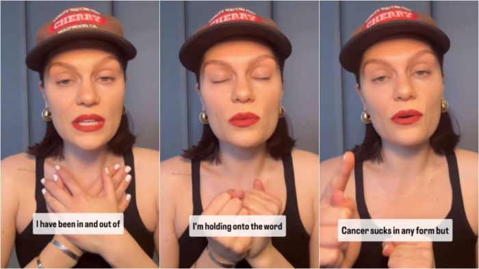 Jessie J revela estar com câncer de mama 