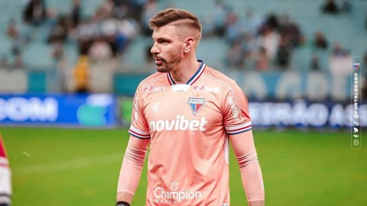 Jõa Ricardo, goleiro do Fortaleza, após o empate por 0 a 0 contra o Grêmio, no domingo