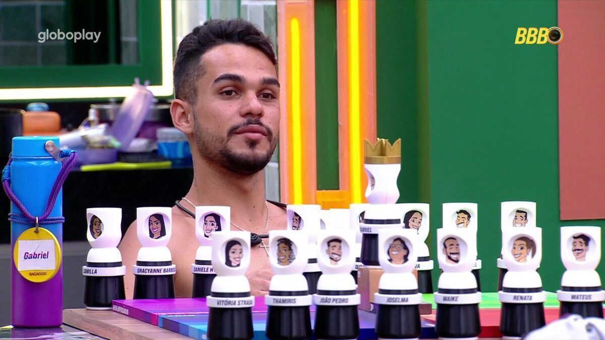Na liderança, João Gabriel define cinco participantes como alvo para o Paredão