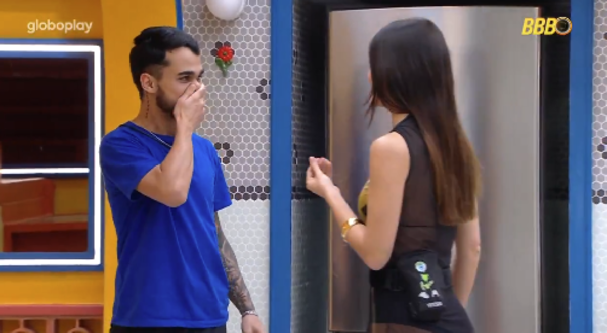 Com 'tapa na cara', Vitória Strada e João Gabriel assustam brothers em briga no BBB 25