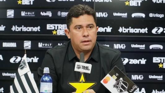 João Paulo Silva, presidente do Ceará, anunciou novo patrocínio máster do clube até 2026