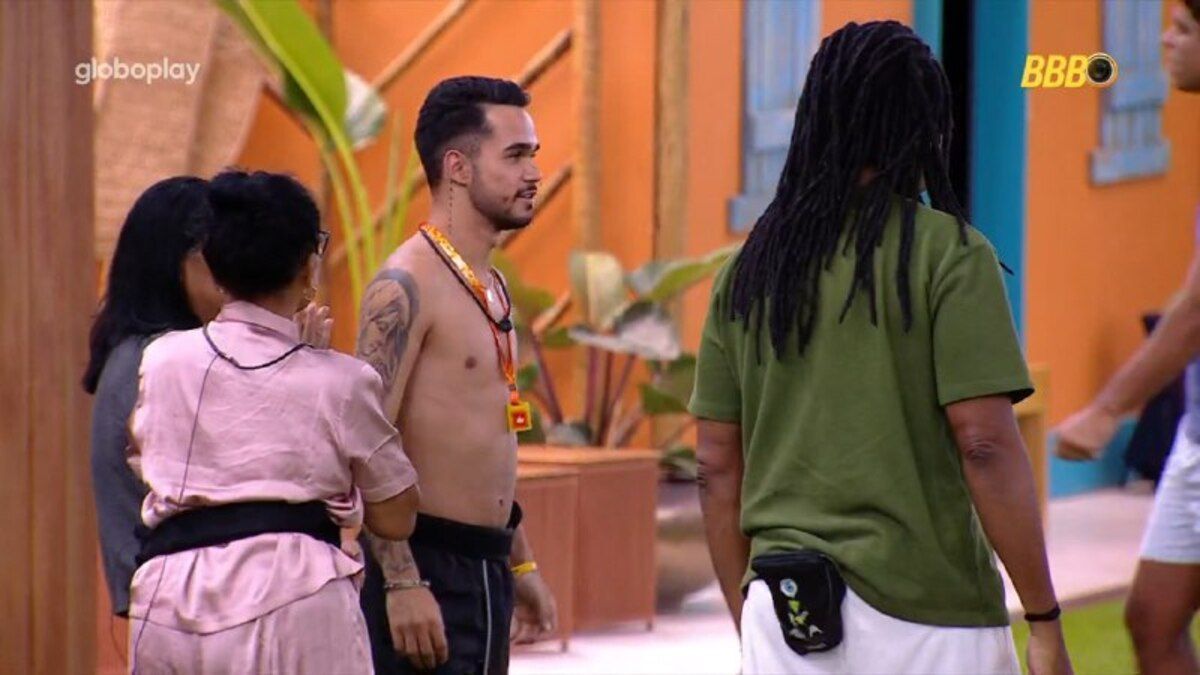 Com a presença de Tadeu Schmidt, João Pedro 'acusa' Diogo de agressão no BBB 25