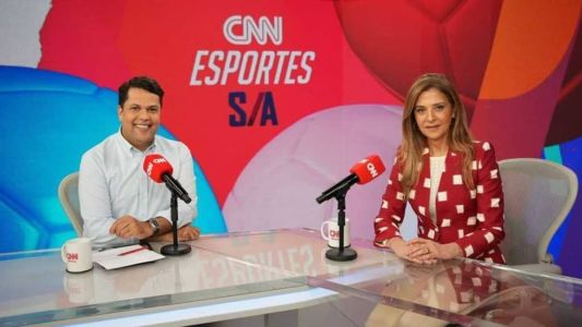 João Vitor Xavier entrevistou presidente do Palmeiras, Leila Pereira