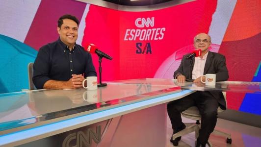 João Vítor Xavier recebeu Eduardo Bandeira de Mello neste domingo (29)