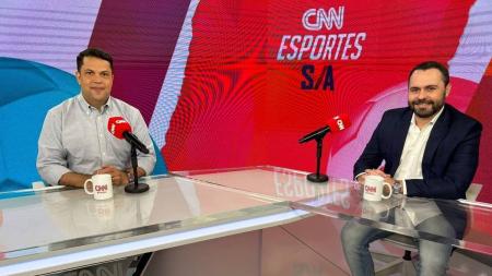 João Vitor Xavier recebeu Mário Bittencourt no CNN Esportes S/A
