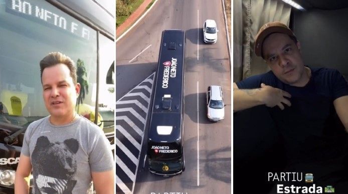 João Neto e Frederico postaram antes de acidente com ônibus em Minas: 'Deus nos acompanhe'