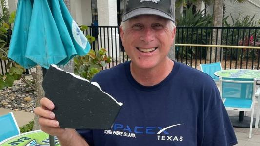 Joe Tegtmeyer encontrou um possível detrito da Starship