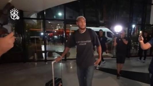 Joelington chegou ao hotel onde a Seleção está hospedada