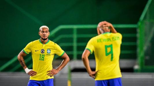 Joelinton e Richarlison lamentam em derrota do Brasil para Senegal, nesta terça