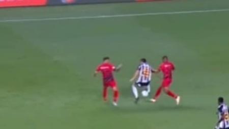 Jogada de habilidade ocorreu no primeiro tempo do jogo disputado no Independência