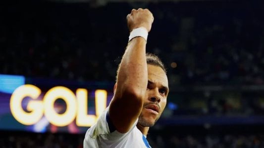 Jogador do Espanyol durante partida contra o Valladolid