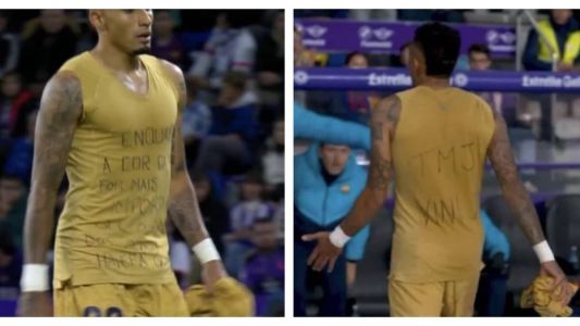 Jogador foi substituído aos 18 minutos do segundo tempo