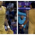 Raphinha homenageia Vini Jr ao ser substituído em jogo contra o Valladolid