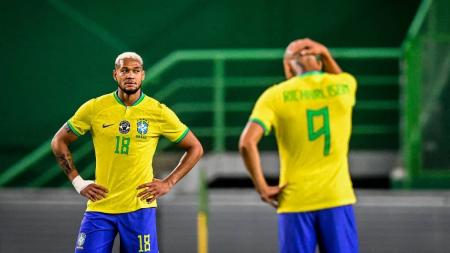 Jogadores da Seleção lamentam a derrota por 4 a 2 para Senegal