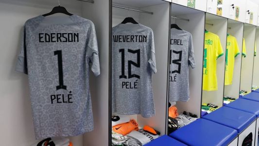 Jogadores da Seleção vão usar camisa com o nome de Pelé