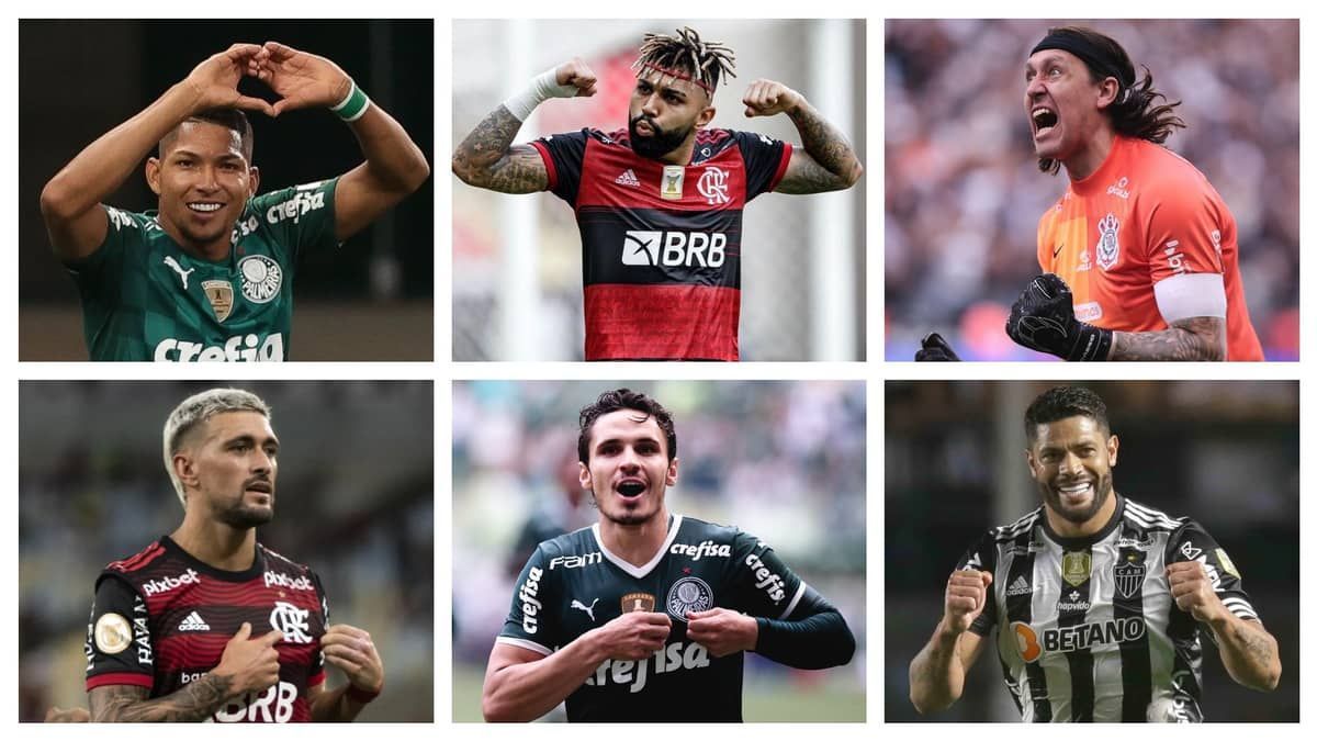 Flamengo domina ranking de melhores jogadores do Brasil eleito por torcedores