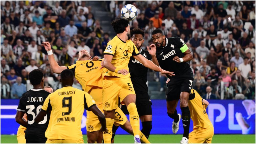 Juventus e Borussia fazem segundo tempo eletrizante e empatam na estreia da Champions