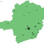 Mapa da Série A: as 34 cidades de Minas Gerais com jogadores no Brasileirão
