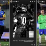 Suárez, Messi e mais: veja craques que desejaram forças a Neymar após lesão