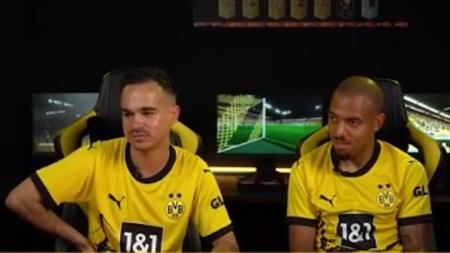 Jogadores do Borussia reagem ao EA FC 2024