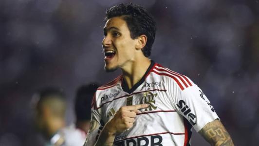 Pedro, do Flamengo, durante partida pelo Campeonato Brasileiro