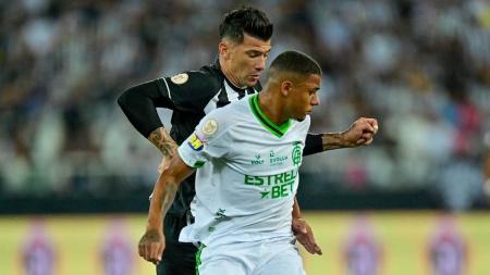 Jogadores durante partida entre Botafogo x América válida pela 8ª rodada do Campeonato Brasileiro da Série A 2023