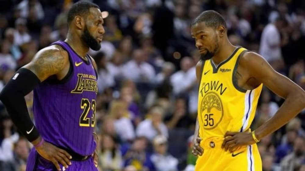 NBA: LeBron James e Kevin Durant voltam a se enfrentar após 1766 dias