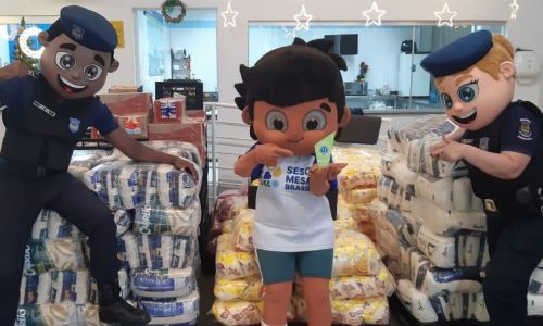 Quatro toneladas de alimentos foram arrecadadas no Jogo Amigos da Guarda Municipal em 2024