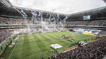 Jogo entre Atlético e Botafogo será o segundo na Arena MRV, inaugurada em agosto