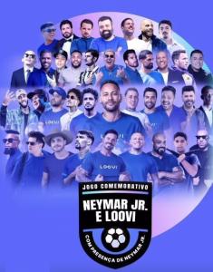 Neymar fará jogo festivo com personalidades do futebol e da internet