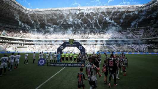 Jogo foi o primeiro clássico da Arena MRV, novo estádio do Atlético