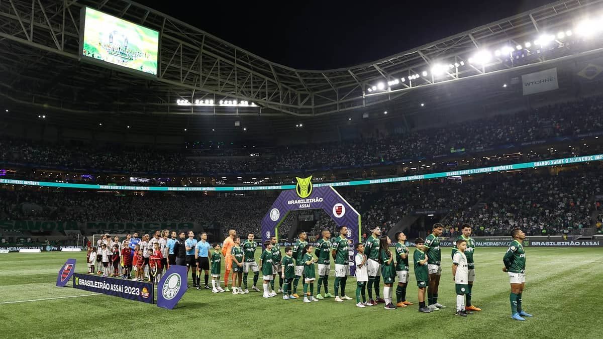 Palmeiras e Flamengo alternam domínios e empatam pelo Brasileirão