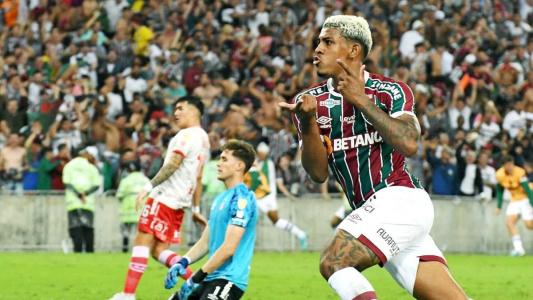 John Kennedy marcou o segundo gol da vitória do Fluminense
