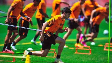 Johnny voltou a treinar após entorse no tornozelo