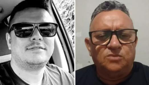 Foto mostra Johnnie Walker Andrade e o pai, o repórter Joselito Andrade