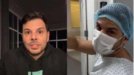 Jonas Almeida passou por cirurgia para retirada do tumor