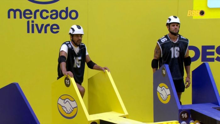 Alberto Cowboy e Jonas Sulzbach foram os dois finalistas da Prova do Líder 