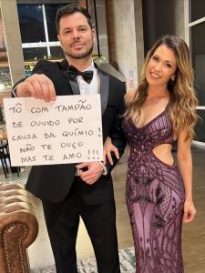 Jonas Almeida e a esposa