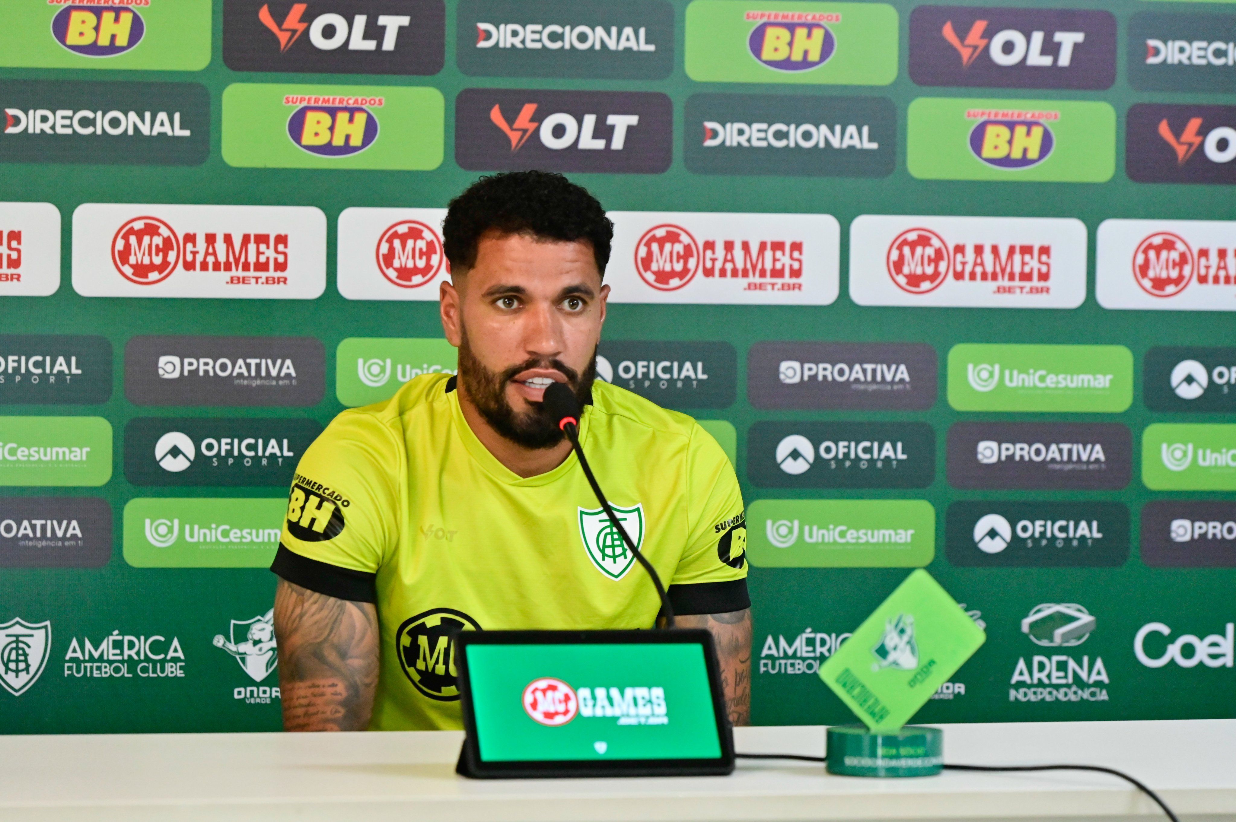 Em reta final de contrato, artilheiro do Mineiro pelo América despista sobre futuro